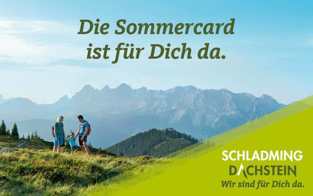 Apartment Natur Herz Haus im Ennstal Buitenkant foto